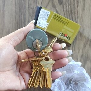 GMS Gold Keys with Lock Cylinder